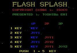 Pantallazo de Flash Splash para MSX