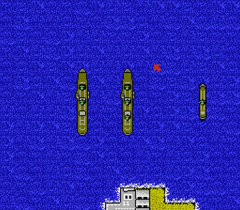 Pantallazo de Fleet Commander para Nintendo (NES)