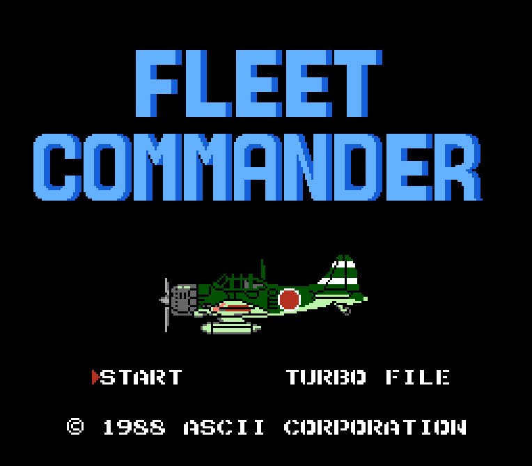 Pantallazo de Fleet Commander para Nintendo (NES)