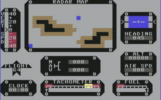Pantallazo de Flight 64 para Commodore 64