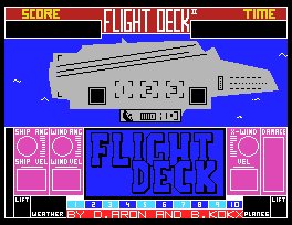 Pantallazo de Flight Deck 2 para MSX