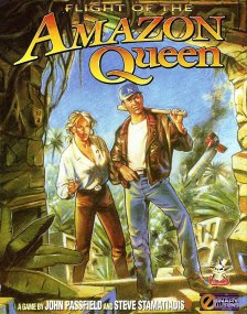Caratula de Flight Of The Amazon Queen para Amiga