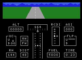 Pantallazo de Flight Path 737 para MSX