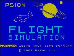Pantallazo de Flight Simulation para Spectrum