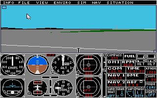 Pantallazo de Flight Simulator 2 Scenery Disk: Japan para Atari ST