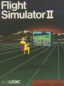 Caratula de Flight Simulator 2 para Amiga