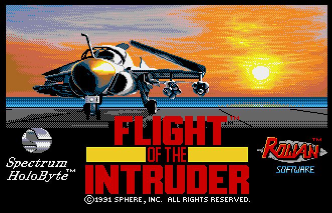 Pantallazo de Flight of the Intruder para Atari ST