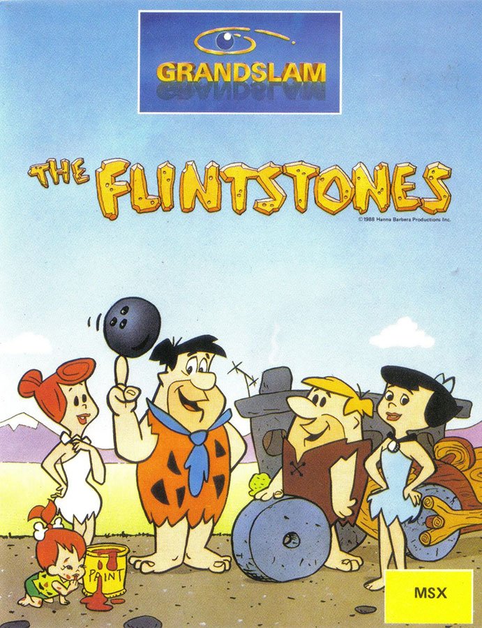 Caratula de Flintstones, The para MSX
