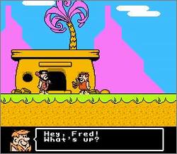 Pantallazo de Flintstones: Surprise at Dino's Peak, The para Nintendo (NES)