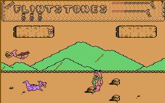 Pantallazo de Flintstones: Yabba Dabba Dooo para Commodore 64