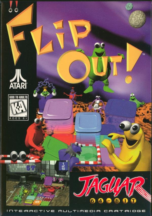 Caratula de FlipOut! para Atari Jaguar