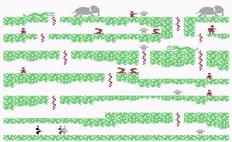 Pantallazo de Floyd of the Jungle para Commodore 64