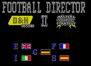 Pantallazo de Football Director II v2 para Amiga