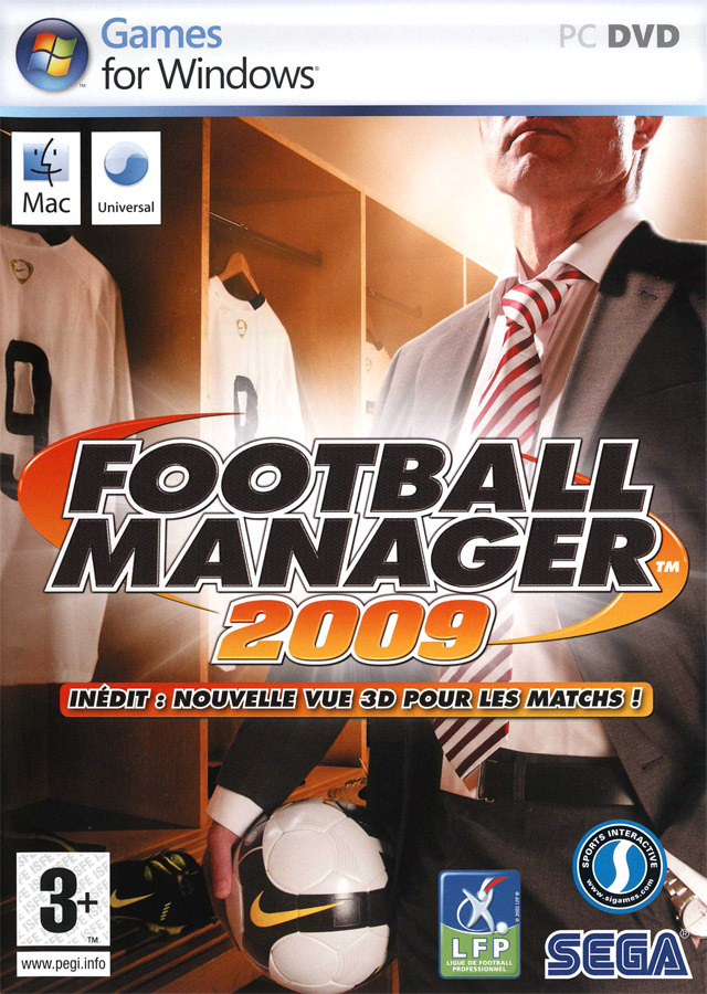 Caratula de Football Manager 2009 para PC
