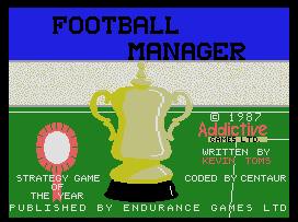 Pantallazo de Football Manager para MSX
