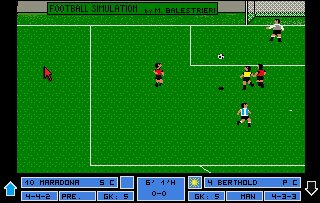 Pantallazo de Football Simulation para Amiga