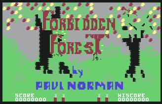 Pantallazo de Forbidden Forest para Commodore 64