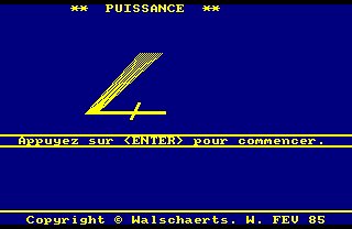 Pantallazo de Force Quatre/Puissance Quatre para Amstrad CPC
