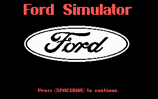 Pantallazo de Ford Simulator para PC