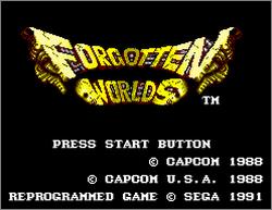 Pantallazo de Forgotten Worlds para Sega Master System