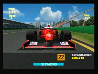 Pantallazo de Formula One 99 para PlayStation
