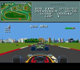Pantallazo de Formula One Racing para Sega Megadrive