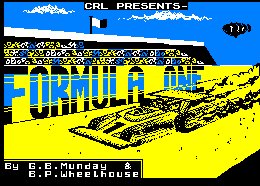 Pantallazo de Formula One para Amstrad CPC