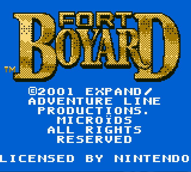 Pantallazo de Fort Boyard para Game Boy Color