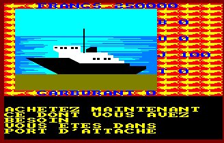 Pantallazo de Fortune En Mer Du Nord para Amstrad CPC