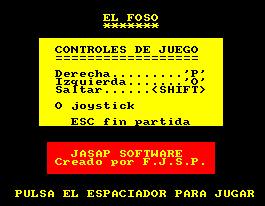 Pantallazo de Foso, El para Amstrad CPC