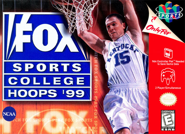 Caratula de Fox Sports College Hoops '99 para Nintendo 64