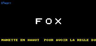 Pantallazo de Fox para Amstrad CPC