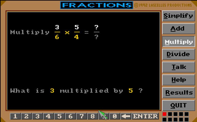 Pantallazo de Fractions para Amiga