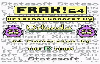 Pantallazo de Frak! para Commodore 64