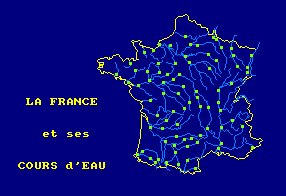 Pantallazo de France Et Ses Cours D'eau, La para Amstrad CPC