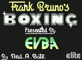 Pantallazo de Frank Bruno´s Boxing para Commodore 64