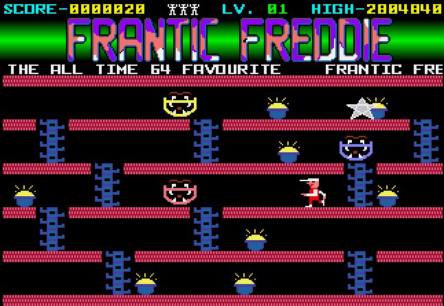 Pantallazo de Frantic Freddie para Amiga