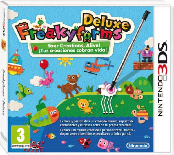 Caratula de Freakyforms Deluxe para Nintendo 3DS