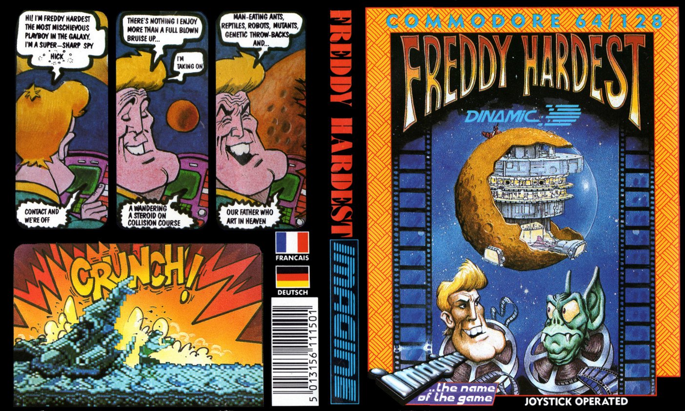 Caratula de Freddy Hardest para Commodore 64