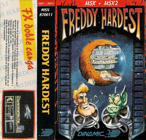Caratula de Freddy Hardest para MSX