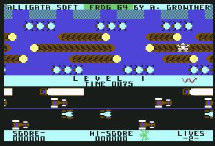 Pantallazo de Frogg 64 para Commodore 64