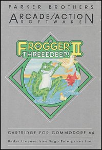 Caratula de Frogger II para Commodore 64