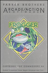 Caratula de Frogger para Commodore 64