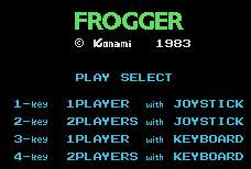 Pantallazo de Frogger para MSX