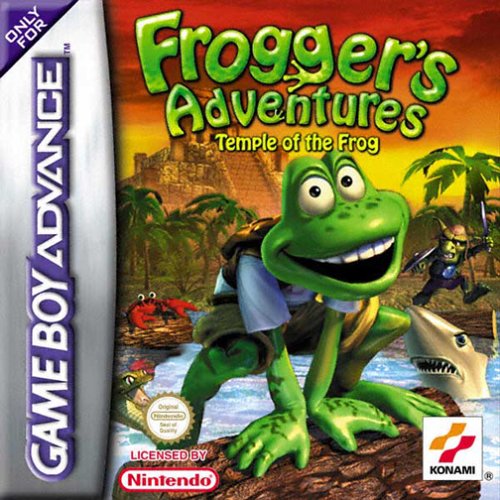 Caratula de Frogger's Adventures: Temple of the Frog para Game Boy Advance
