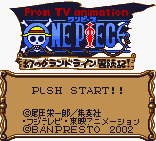Pantallazo de From TV Animation - One Piece: Maboroshi no Grand Line Boukenki! para Game Boy Color
