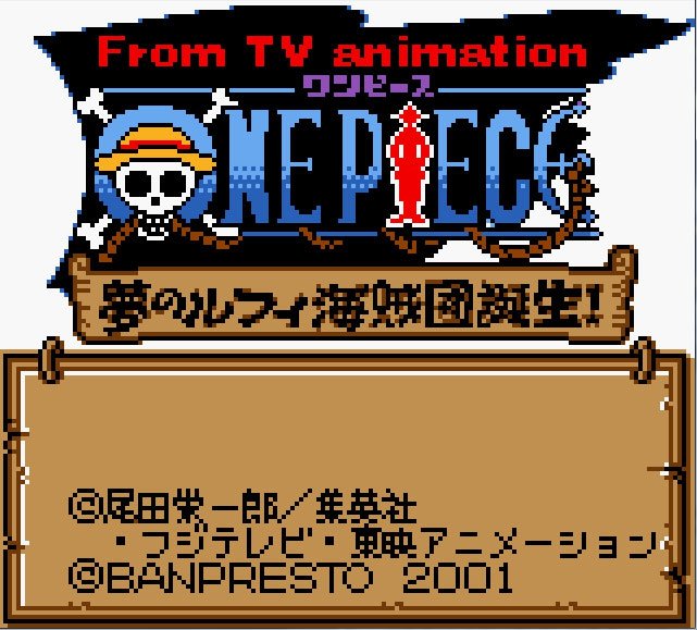 Pantallazo de From TV Animation - One Piece: Yume no Lufy Kaizokudan Tanjou para Game Boy Color
