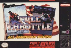 Caratula de Full Throttle Racing para Super Nintendo