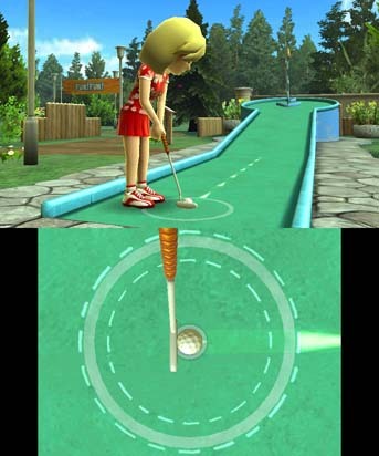 Pantallazo de Fun! Fun! Minigolf TOUCH! para Nintendo 3DS