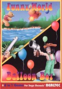 Caratula de Funny World/Balloon Boy para Sega Megadrive